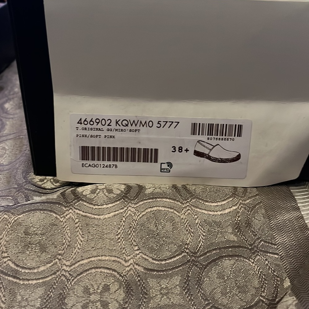 Gucci GG Canvas Pink Espadrilles Size 8 1/2 - Picture 5 of 7